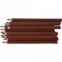Colortime Färgpennor, brun, L: 17,45 cm, kärna 5 mm, JUMBO, 12 st./ 1 förp.