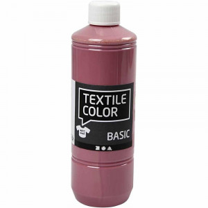 Textilfrg, mrkrosa, 500 ml/ 1 flaska