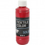 Textile Solid textilfärg, röd, täckande, 250 ml/ 1 flaska