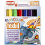 Playcolor Textilfärger, ass. färger, L: 14 cm, 6 st./ 1 pk, 5 g
