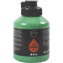 Akrylfärg, medium green, halvblank, täckande, 500 ml/ 1 flaska