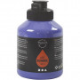 Art Akrylfärg, violettblå, halvblank, halvtransparent, 500 ml/ 1 flaska.