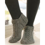 Leaf Ankle Socks by DROPS Design - Sokker Stick-mönster strl. 35/37 - 41/43