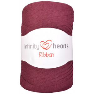  Infinity Hearts Ribbon Trikågarn 30 Bordeaux