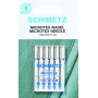  Schmetz Symaskinsnål Microtex 130/705 H-M Str. 60-80 - 5 st