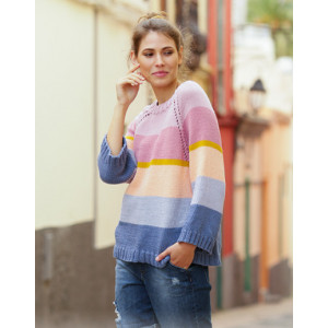 Sonora Sunrise Sweater by DROPS Design - Blus Stickmönster str. S - XXXL