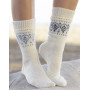 Nordic Summer Socks by DROPS Design - Sockor Stick-mönster str. 35/37 - 41/43