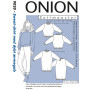 ONION Snittmönster Plus 9020 Sweatshirt med Vid ärm Str. XL-5XL