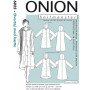 Onion Snittmönster 6025 Lång Jacka med luva Str. 34-46