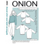 Onion Snittmönster 5046 Sweatshirt med vida ärmar Str. XS-XL