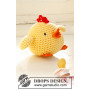 Chicken Little by DROPS Design - Påskkyckling Virk-mönster 12 cm