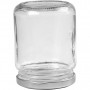 Syltburkar, transparent, H: 9,1 cm, Dia. 6,8 cm, 240 ml, 12 st./ 1 låda