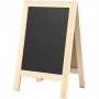 Sandwich blackboard, H: 30 cm, B: 19 cm, 1 st., furu