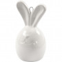 Hare, H: 6,7 cm, dia. 3,6 cm, 12 st., vit