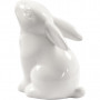 Hare, H: 9 cm, dia. 5,5 cm, 12 st., vit
