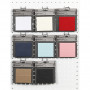 Placeringskort, mixade färger, stl. 9x4 cm, 220 g, 10 förp./ 8 förp.