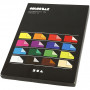 Color Bar pappersblock, A4 210x297 mm, 100 gr, ass färger, enfärgat papper, 160 ass ark.