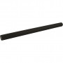 Bordsduk i Tygimitation, svart, B: 125 cm, 70 g, 10 m/ 1 rl.