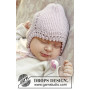 Lullaby by DROPS Design - Baby Mössa Stick-mönster strl. 0/1 mdr - 3/4 år
