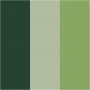 Plus Colour tuschpenna, mörkgrön, eukalyptus, bladgrön, L: 14,5 cm, linje 1-2 mm, 3 st./1 pk.