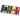 Dekorationsband, B: 10 mm, 12x1 m, assorterade färger