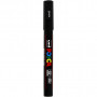 Uni Posca Marker, spets: 0,9-1,3 mm, PC-3M, 1 st., black
