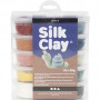 Silk Clay, 10x40 g, mixade färger