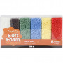 Soft Foam, 6x10 g, assorterade färger
