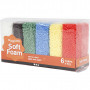Soft Foam, 6x10 g, assorterade färger