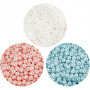 Pearl Clay®, ljusblå, rosa, benvit, 1 set, 3x25+38 g