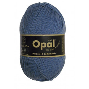 Opal Uni 4-trdigt Garn Unicolor 5195 Jeansbl