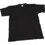 T-shirts, svart, stl. medium , B: 52 cm, rund hals, 1 st.