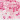 Harmoni Facetterade Plastpärlor, Mixade, pink (081), stl. 4-12 mm, Hålstl. 1-2,5 mm, 250 g/ 1 förp.