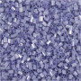 transparent lila, 2-cut, Dia. 1,7 mm, stl. 15/0 , Hålstl. 0,5 mm, 500 g/ 1 påse