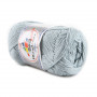 Mayflower Cotton 8/4 Garn Unicolor 1440 Ljusgrå