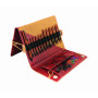 KnitPro Ginger Deluxe Kort Utbytbar Rundsticka Set Birk 40-50cm 3,50-12,00mm - 11 storlekar