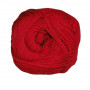 Hjertegarn Cotton nr. 8 Garn 2060 Bränd röd