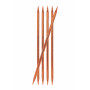 KnitPro Ginger 20cm 4.00mm strumpnålar Birch 20cm 4.00mm