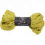 Kardad ull - Merino Garn, 21 my, 100 g, lemon