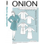 ONION Pattern Plus 9025 Skjorta och skjortklänning Storlek. XL-5XL