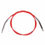 Infinity Hearts Wire/Kabel till Ändstickor Aluminium Röd 36cm (Blir 60cm inkl. Ändstickor)