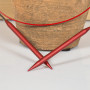 Infinity Hearts Wire/Kabel till Ändstickor Aluminium Röd 96cm (Blir 120cm inkl. Ändstickor)