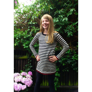 Mayflower Randig Barnklänning - Tunika Stick-mönster strl. 8 år - 14 år