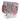Infinity Hearts Symaskin Cover Grå med Print 43x20x33cm