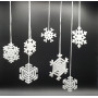 Snöflinga av Pärlor av Rito Krea - Pärlmönster 6x6 - 9x9 cm - 7 st