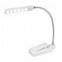 Kleiber Mini LED Clips Lampa Flexibel Vit/Silver 18cm