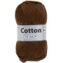 Lammy Cotton 8/4 Garn 112 Mörkbrun