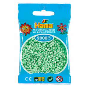 Hama Mini Prlor 501-98 Pastell Mint - 2000 st