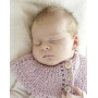 Serene by DROPS Design - Baby Fuskpolo Stick-mönster strl. 0/3 mdr - 3/4 år