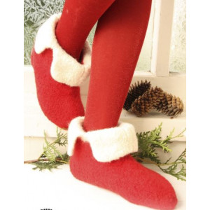 Santa Toe by DROPS Design - Filtade Tofflor Stick-mönster strl. 21/23 - 45/48